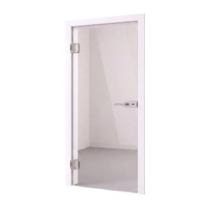 Doorlegro Glasdrehtür Klar 959 mm x 2.097 mm DIN Links
