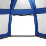 vidaXL Poolzelt mit Abnehmbarem Überzelt Netzwänden Azurblau 612x612cm 4100637_8