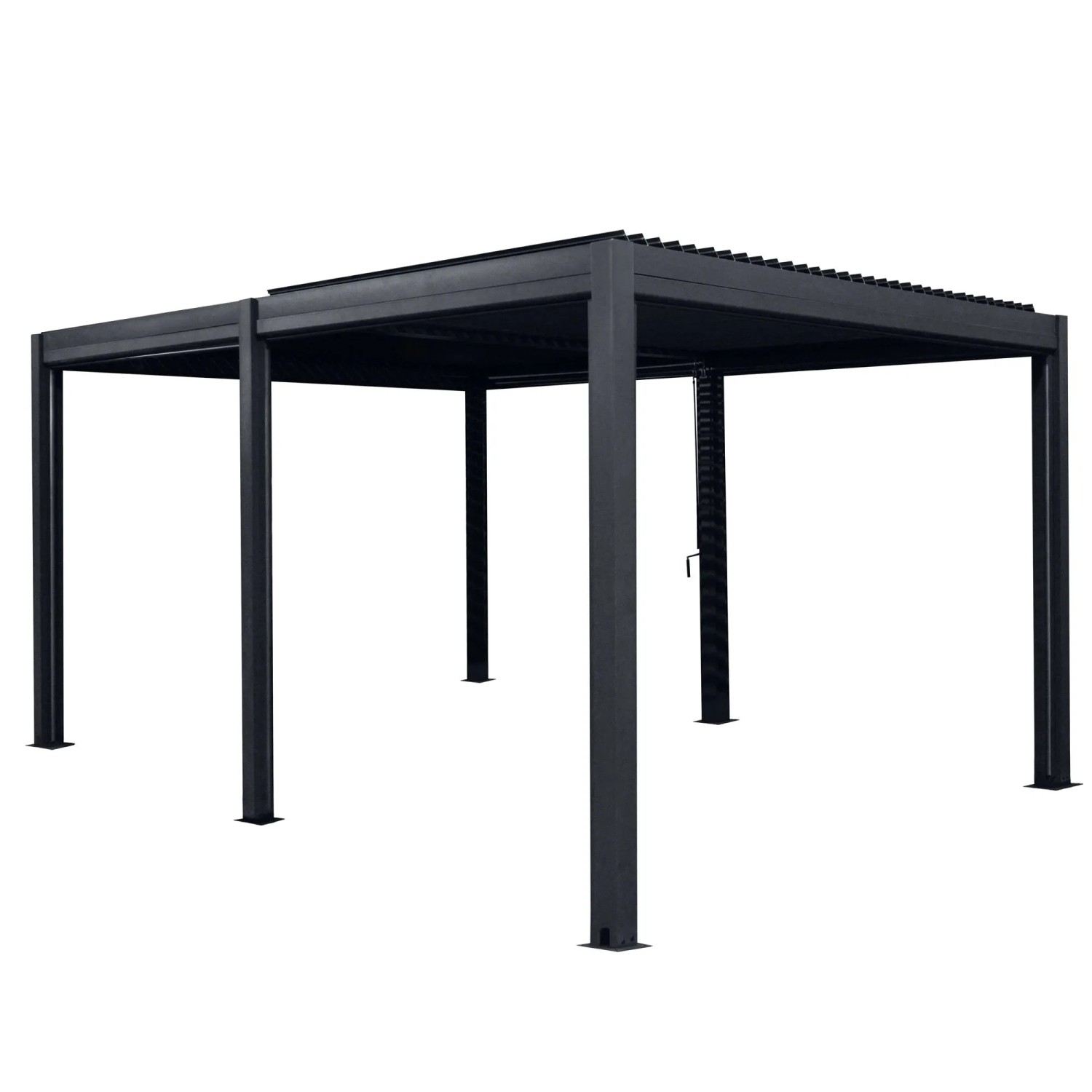 osoltus Bioclimatic Lamellen-Pavillon Pergola Lamellendach 4 x 3 m