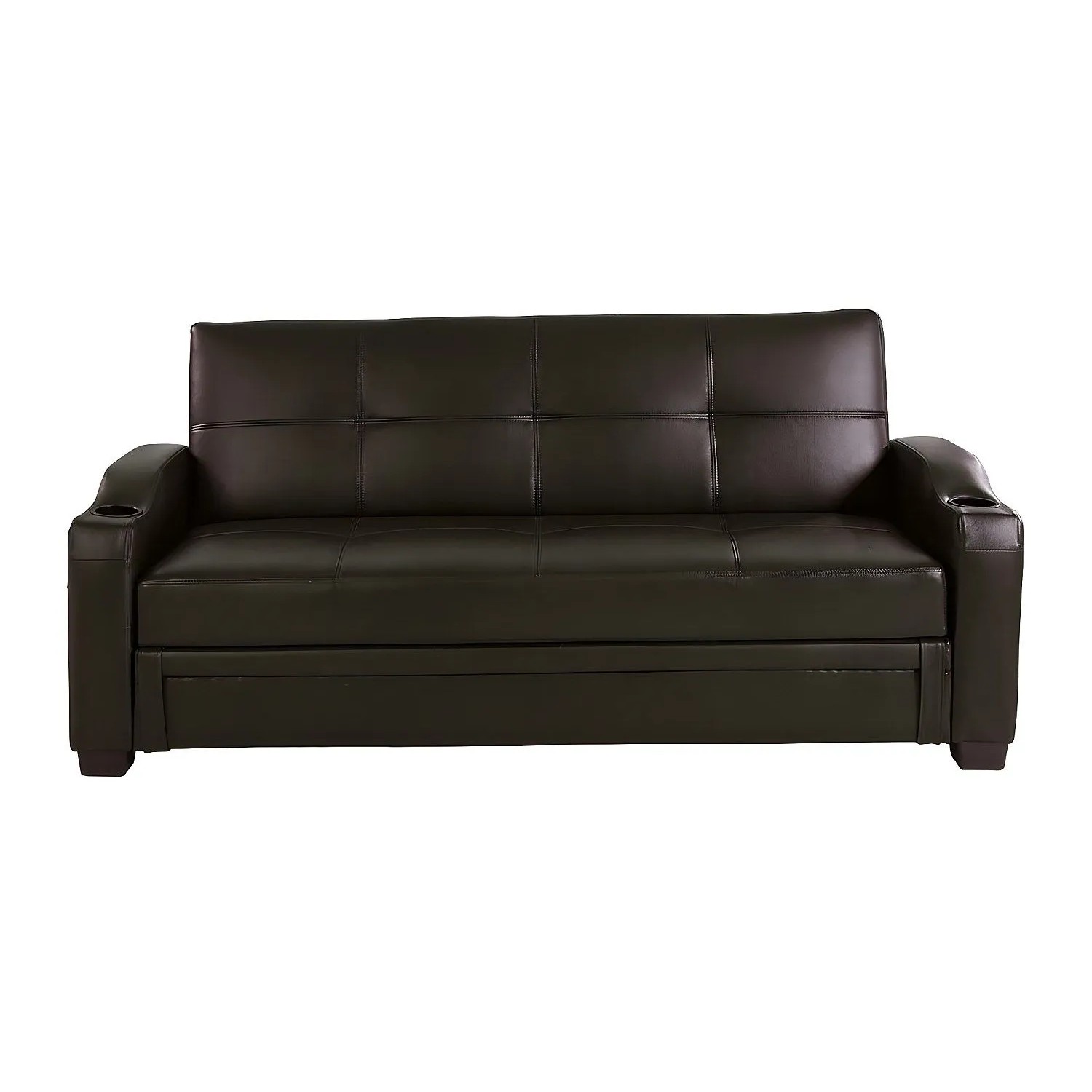 Vente-unique Schlafsofa Mirella Schokoladenbraun 197 cm
