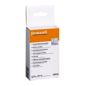 Fermacell Schnellbauschrauben, 3,9x19 mm, 250 Stück, für Gipsfaserplatten.