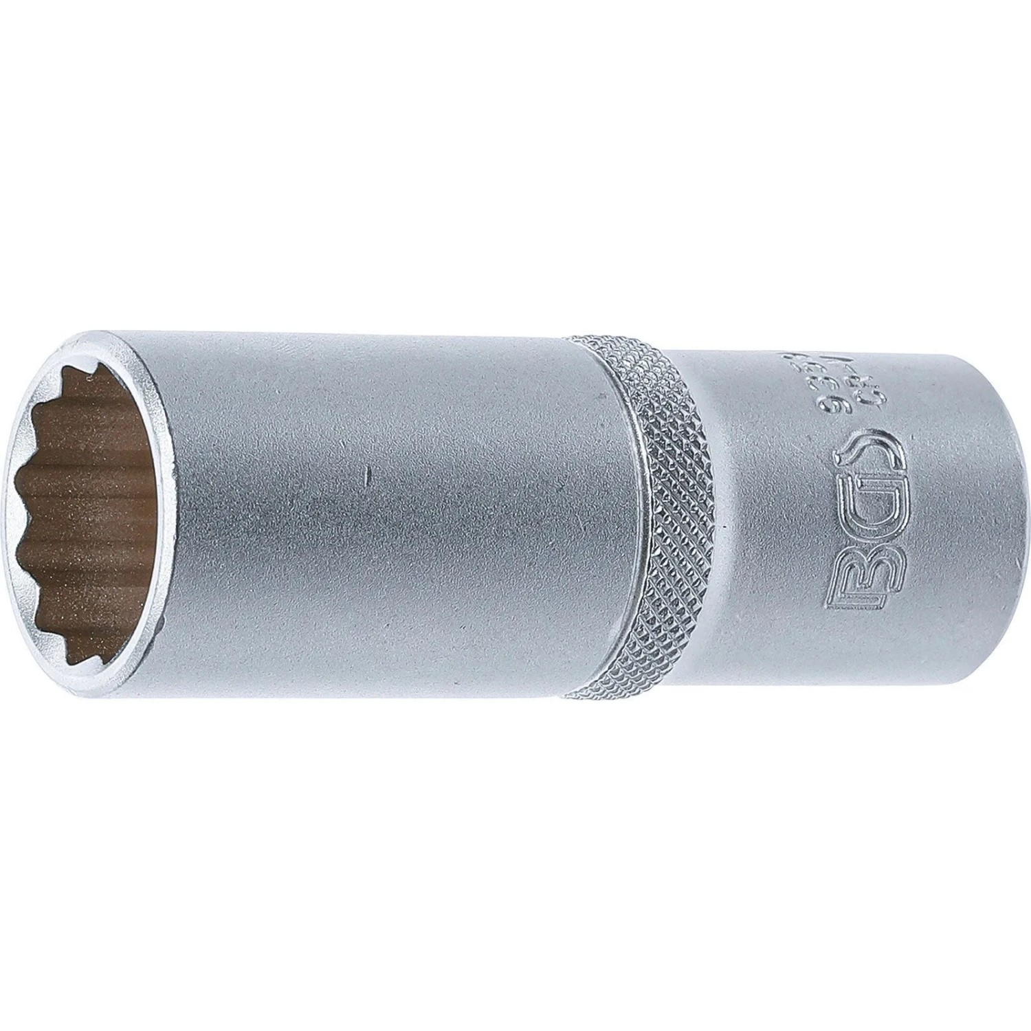 BGS Steckschlüssel Einsatz Zwölfkant Tief Antrieb Innenvierkant 12 5 Mm  1 2 Zoll  SW 20 Mm 9359