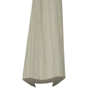 Hohlkehlleiste Esche grau, 22x22mm, Kunststoff, 2500mm lang.