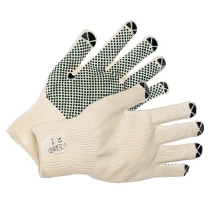 LUX Feinstrick-Handschuhe Gr. 8, Arbeitshandschuhe mit rutschfester Benoppung.