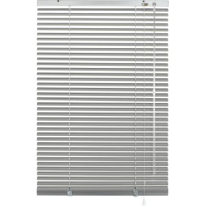 Gardinia Aluminium Jalousie, 40x175 cm, silberfarben. Sicht- und Sonnenschutz für Fenster.
