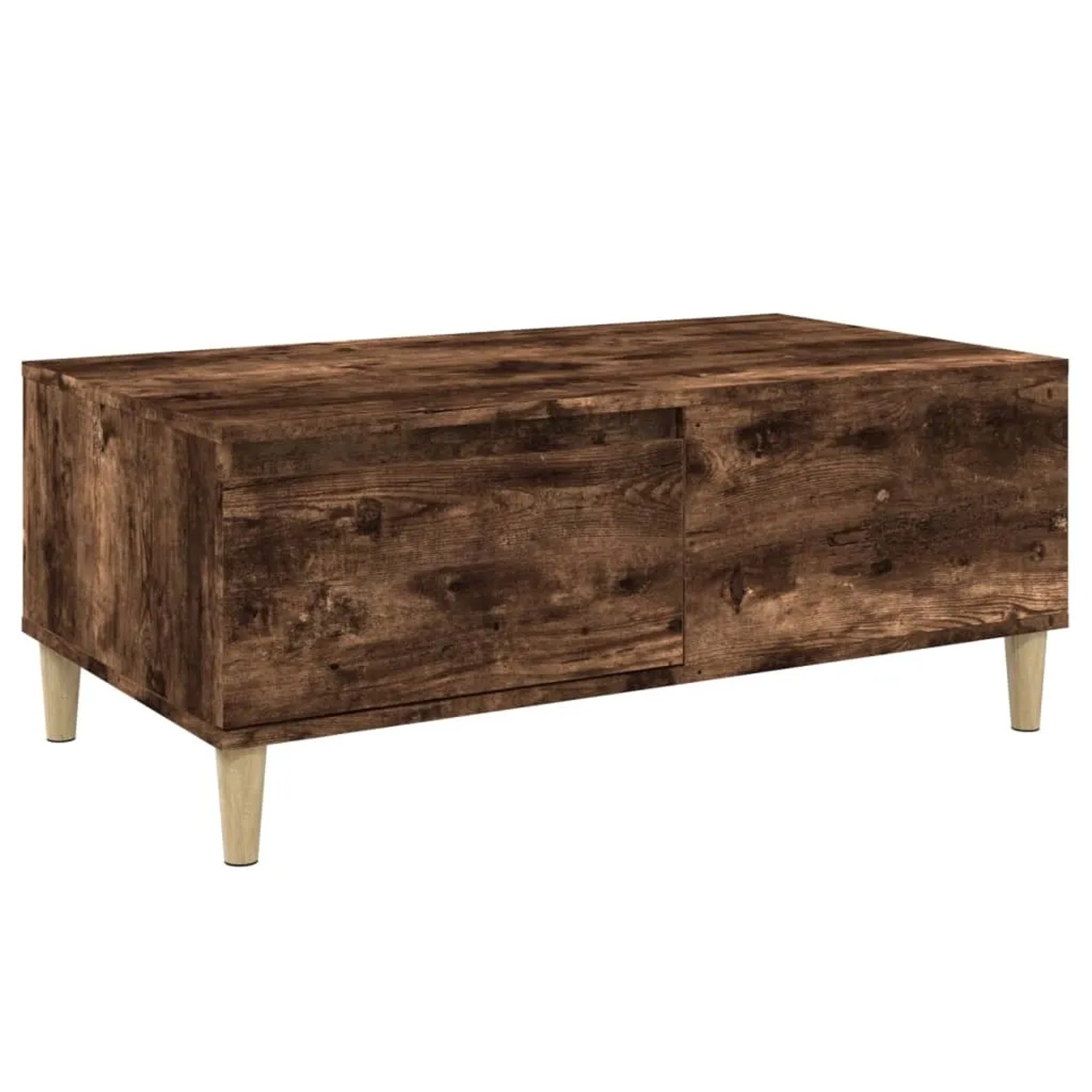 vidaXL Couchtisch Räuchereiche 90x50x36,5 cm Holzwerkstoff 821113