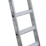 Krause Stabilo Anlegeleiter mit 6 Stufen aus Aluminium für sicheren Stand.