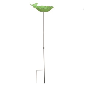 Grüne Mica Decorations Vogeltränke, 78cm hoch, Gartendekoration.