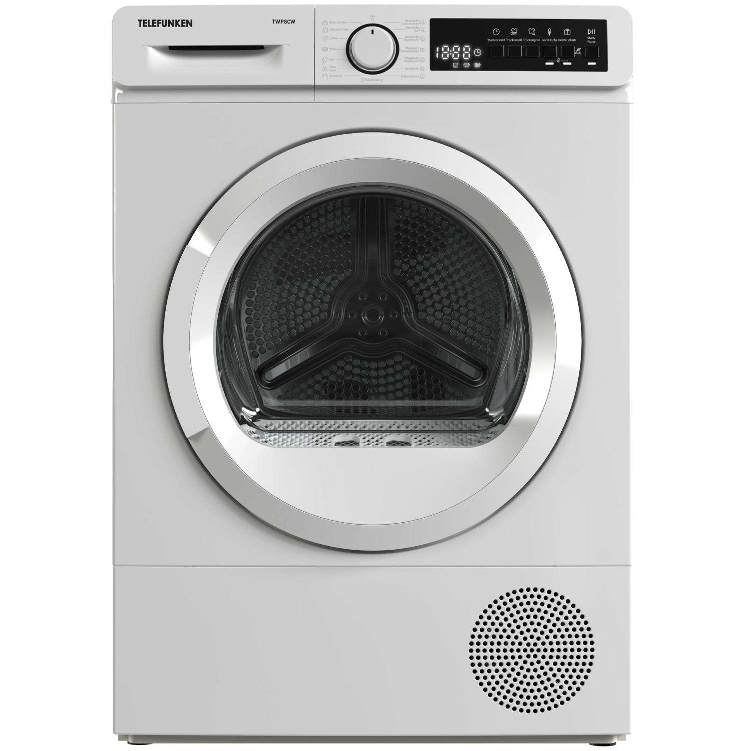 Telefunken Wärmepumpentrockner für 8 kg Wäsche Trockner Frontlader Wäschetr günstig online kaufen