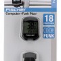 Fischer Fahrradcomputer Funk Plus mit 18 Funktionen in Verpackung.