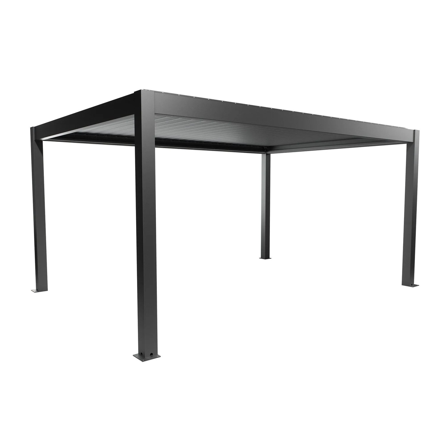 Biohort Pergola 5 m x 3,5 m Dunkelgrau-Metallic