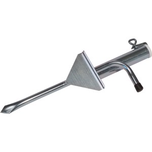 Videx Garden Rasendorn, verzinkter Schirmhalter für Sonnenschirme mit Ø 35 mm.