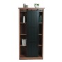 MCW Schrank K75 Braun: Schubladenkommode mit Schiebetür und 8 Fächern für viel Stauraum.
