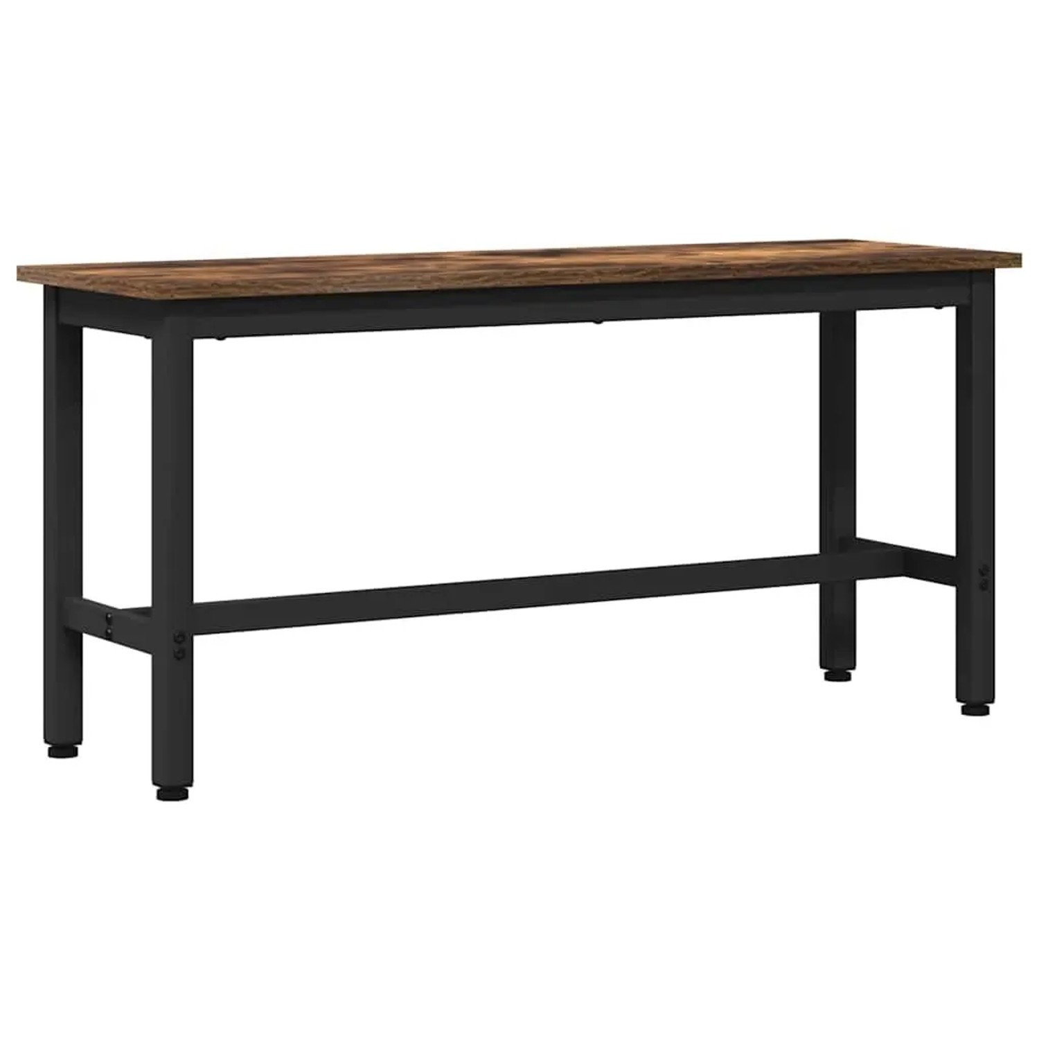 vidaXL Esstischbank Geräucherte Eiche 100 x 32,5 x 48,5 cm 873754