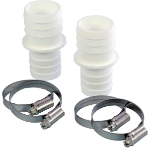 Summer Fun Schlauchverbinder Set, 2 Stück, für Poolschläuche Ø32/38mm inkl. 4 Klemmen.