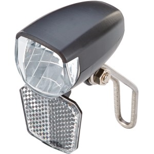 Prophete LED-Scheinwerfer 15 lx mit Reflektor und Halterung für Fahrräder.