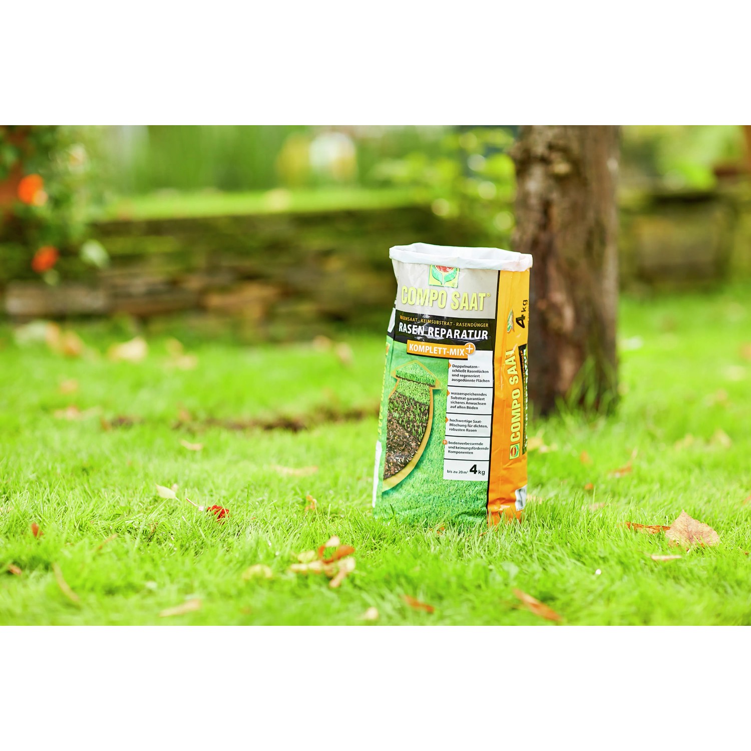 Compo Rasensaat Rasenreparatur Komplett Mix+ 4 kg kaufen bei OBI