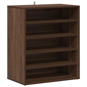 vidaXL Schuhschrank Braun Eichen-Optik 60x35x70 cm Holzwerkstoff 816016
