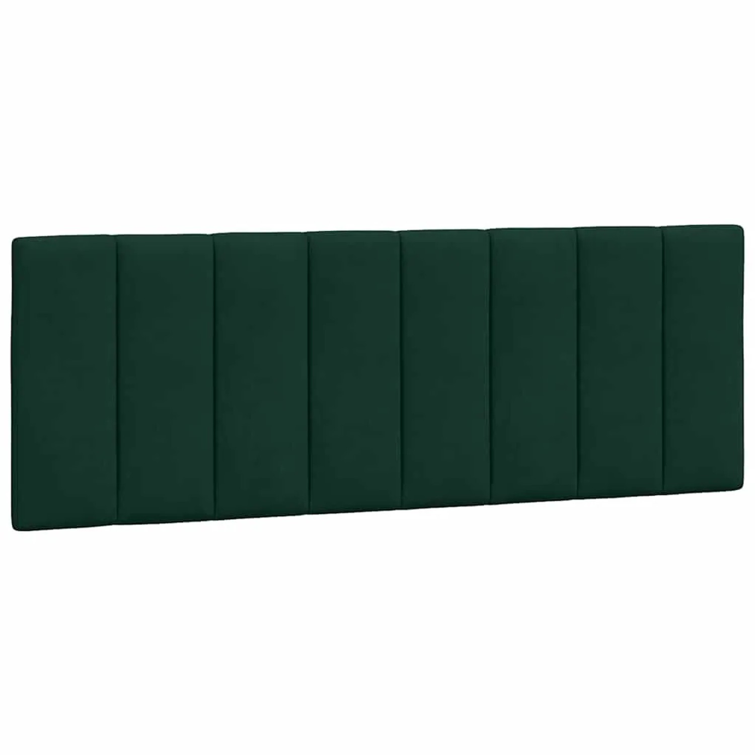 vidaXL Kopfteil-Kissen Hanko Dunkelgrün 120 cm Samt 374664