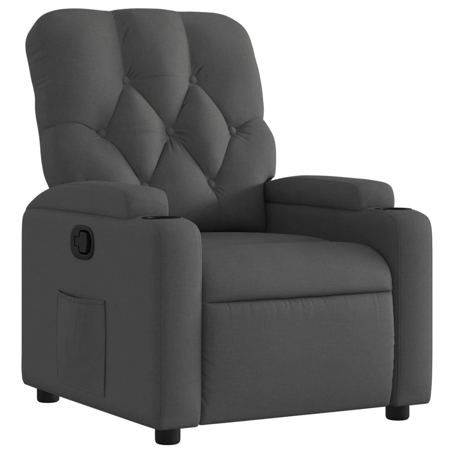 vidaXL Relaxsessel Dunkelgrau Stoff Modell 64 günstig online kaufen