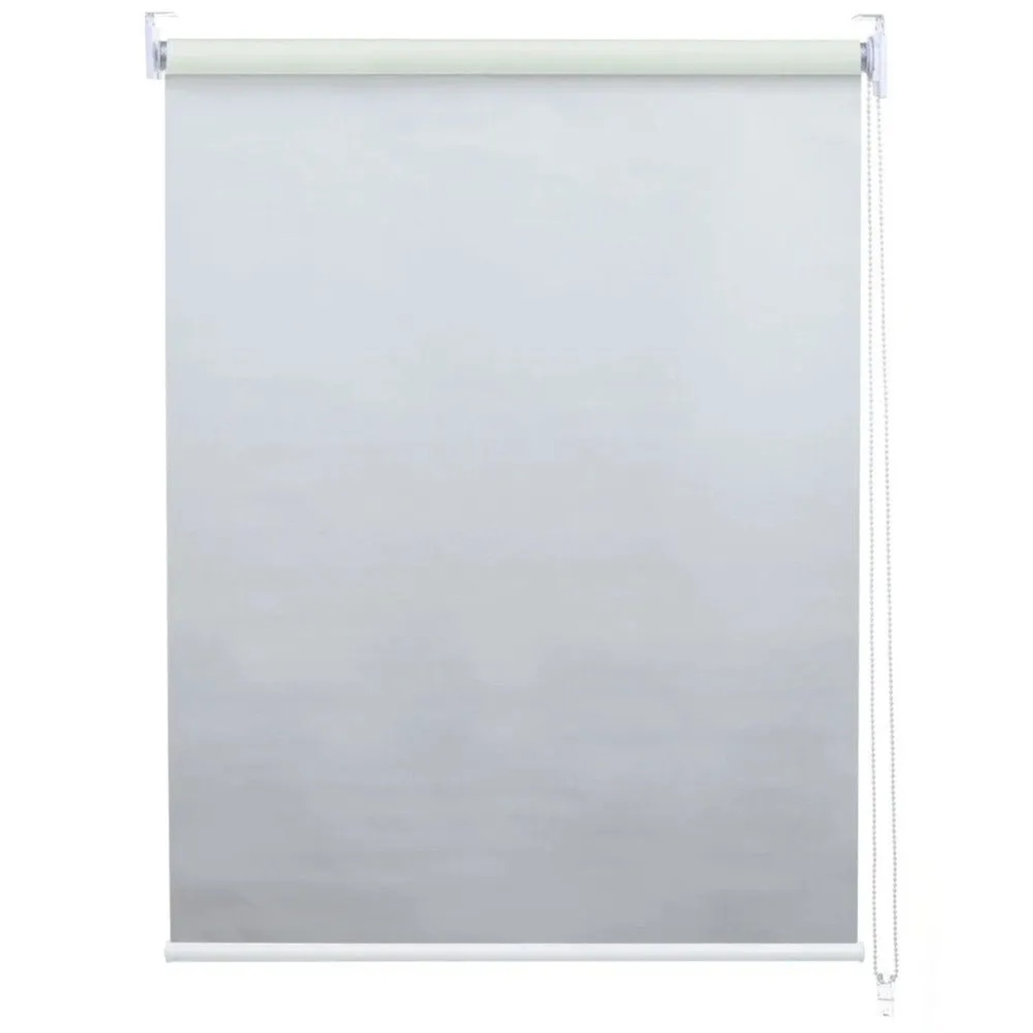 Cremefarbenes MCW Rollo 110x160cm mit Kettenzug für Fenster. Sichtschutz und Thermobarriere, Wand- oder Deckenmontage.