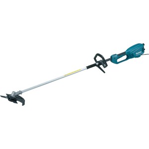 Makita Elektro-Sense UR2300, Rasentrimmer mit robustem Aluschaft und Kantenschutz.