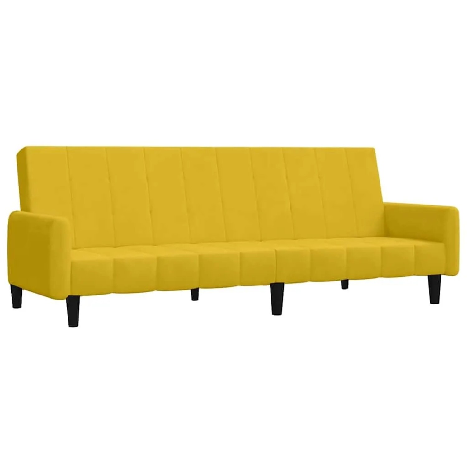 vidaXL Schlafsofa 2-Sitzer Gelb Samt 375781 günstig online kaufen