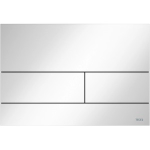 Tecesquare II WC-Betätigungsplatte, Weiß Glänzend, für Tece Spülkästen.