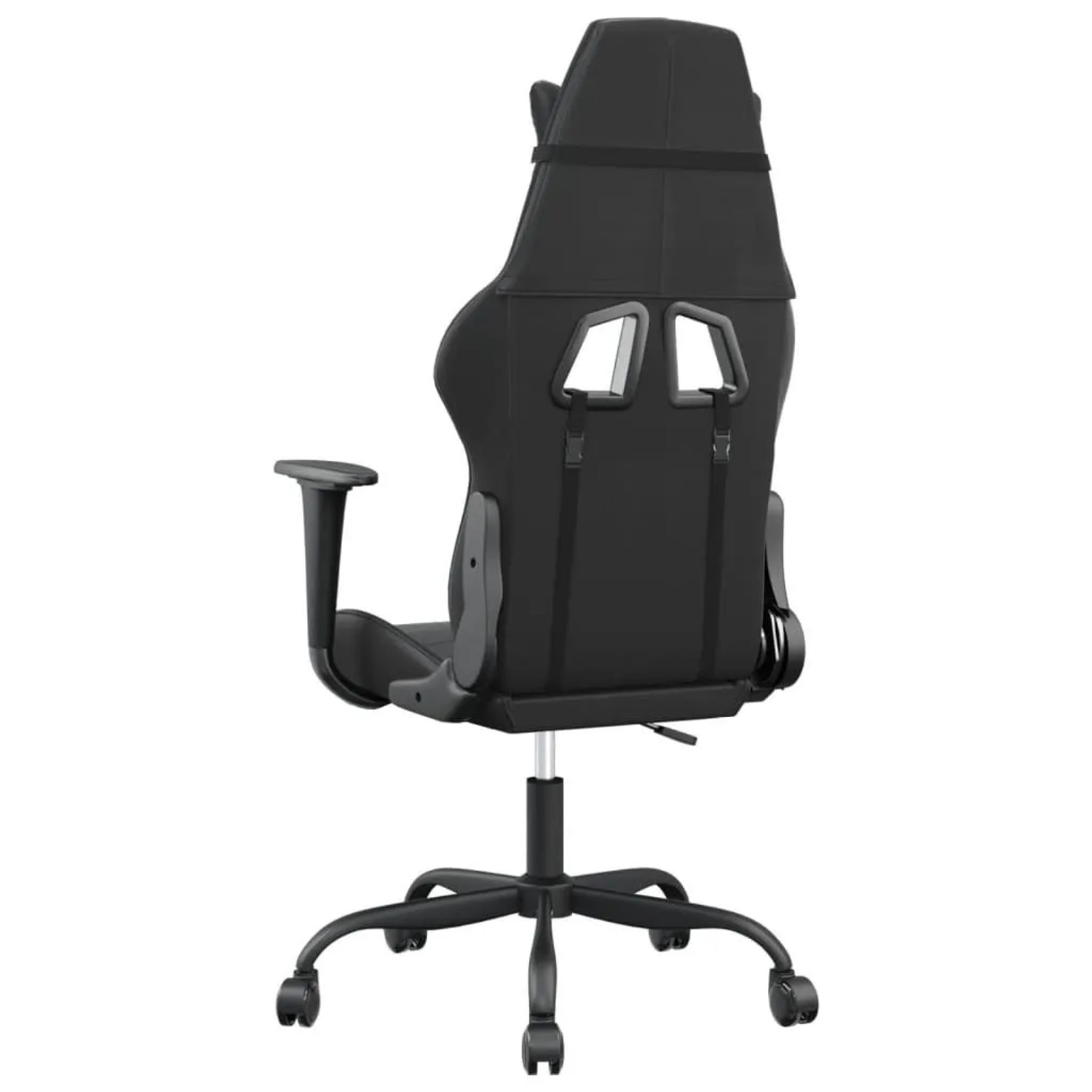vidaXL Gaming-Stuhl mit Massagefunktion Schwarz Kunstleder 345407_5