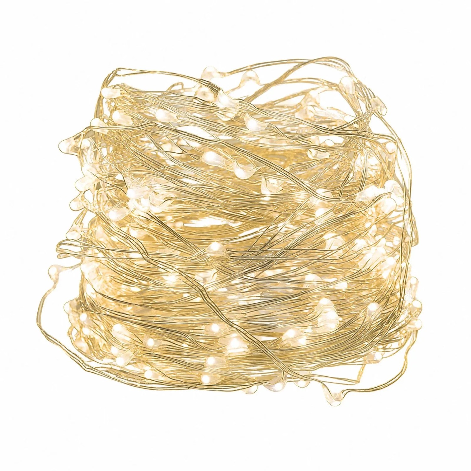 SALCAR 10m LED Lichterkette Draht Warmweiß