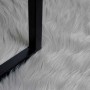 vidaXL Kunstschaffell Teppich Tafalla Grau Ø 80 cm Polyester 42021535_5