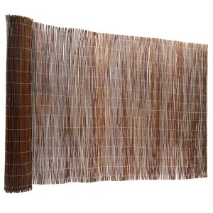 KARAT Weidenzaun Weidenmatte 200x500cm als Sichtschutz für Balkon und Garten.