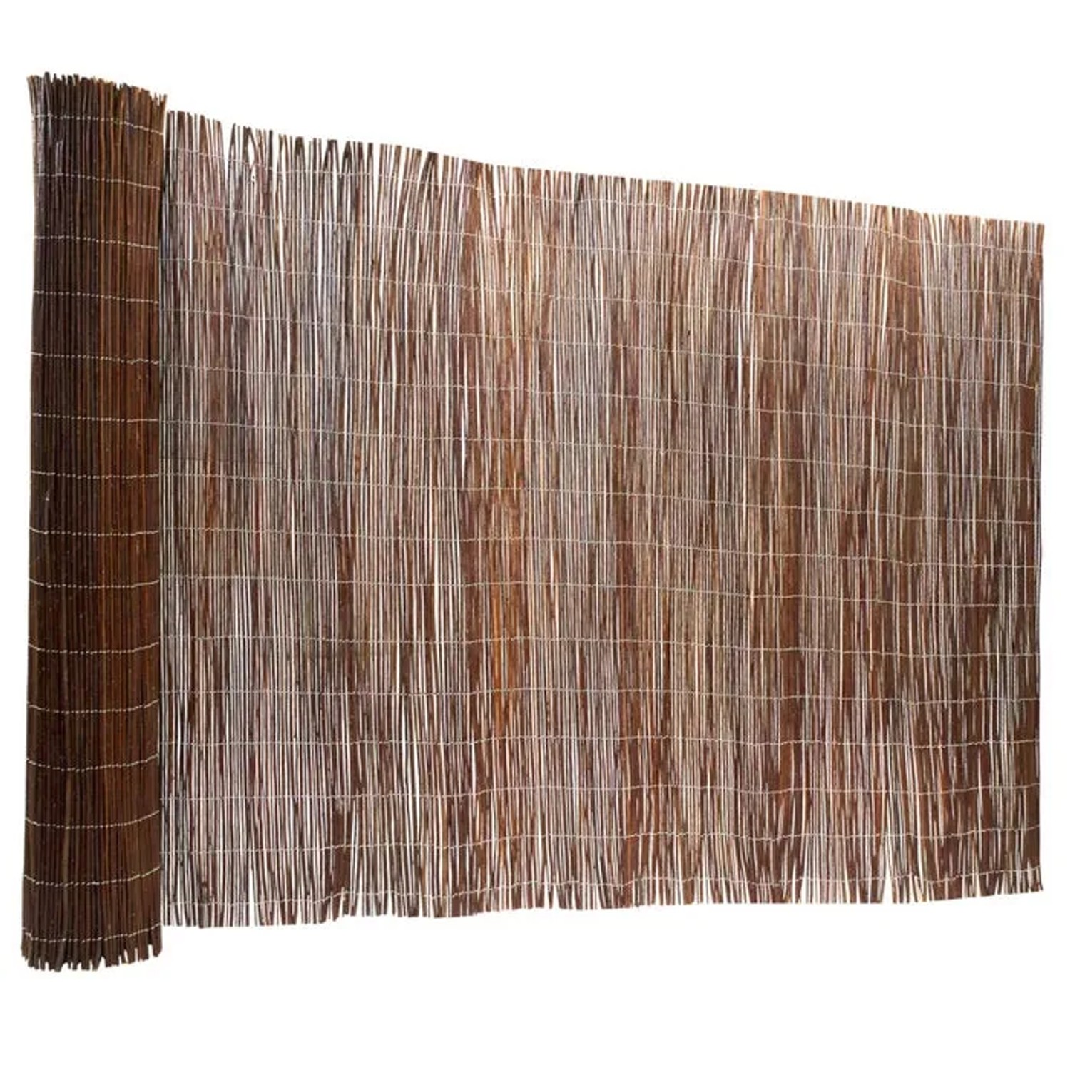KARAT Weidenzaun Weidenmatte 200x500cm als Sichtschutz für Balkon und Garten.
