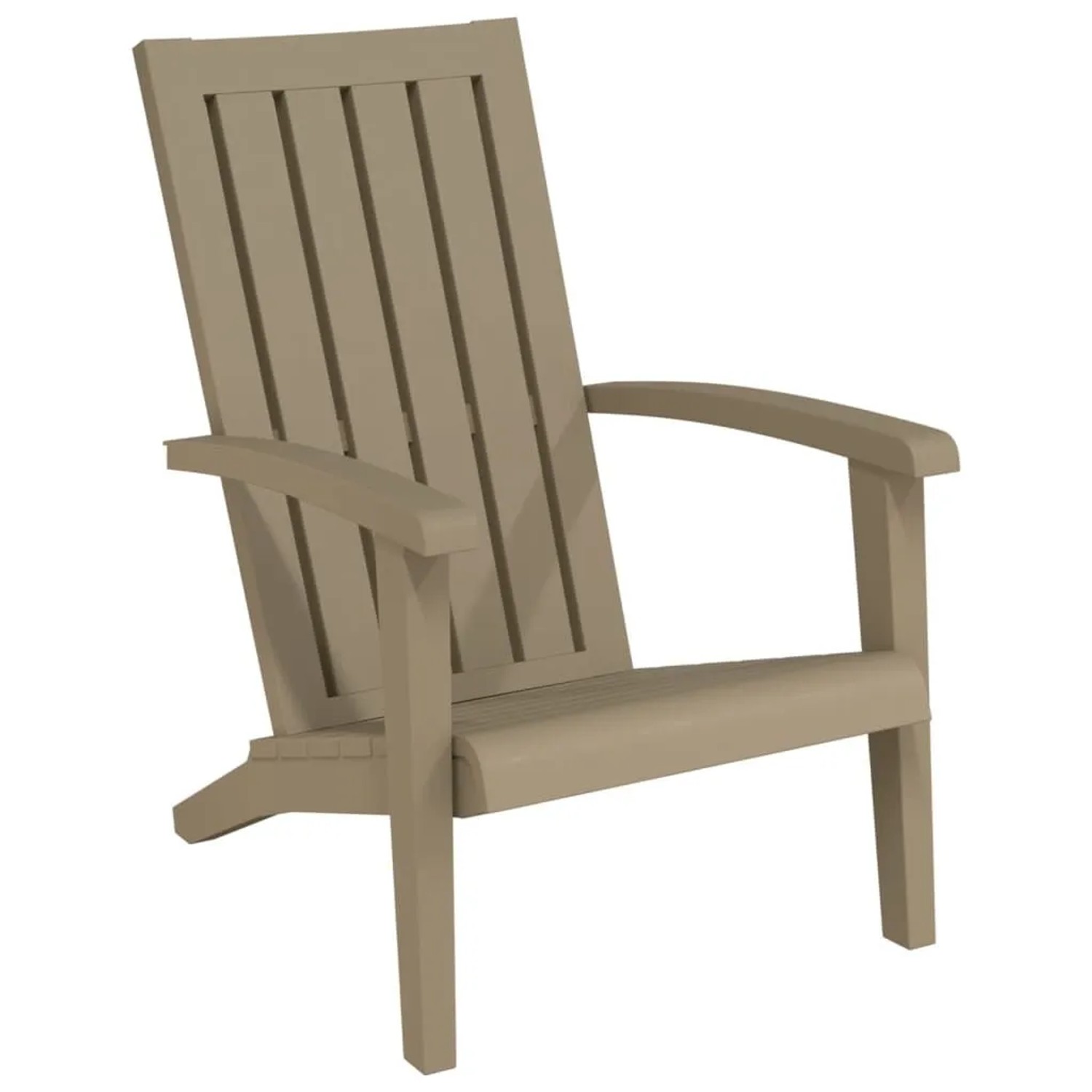Furnicato Adirondack-gartenstuhl Hellbraun Polypropylen