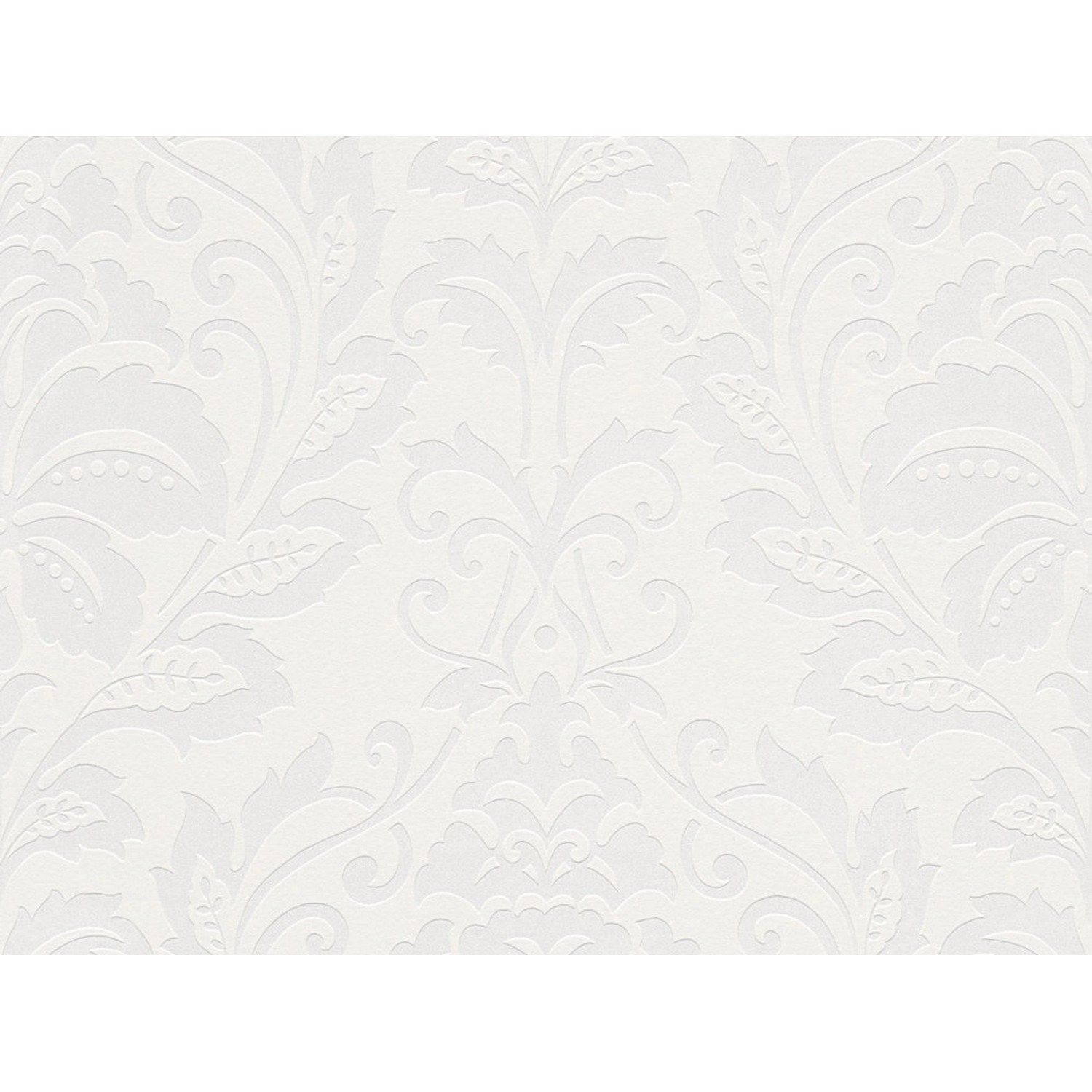 A.S. Création Vliestapete Designbook Ornament Weiß Neobarock FSC®
