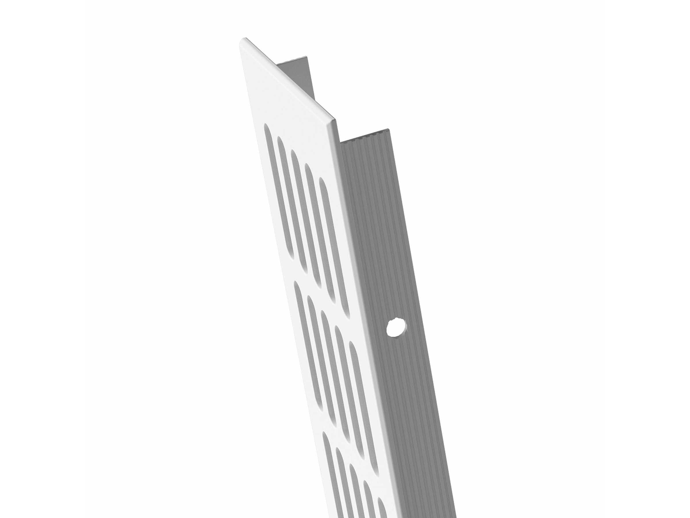 Alu Lüftungsgitter Weiß 150x800mm - Pulverbeschichtet Für Möbel, Türen & Schimmelprävention