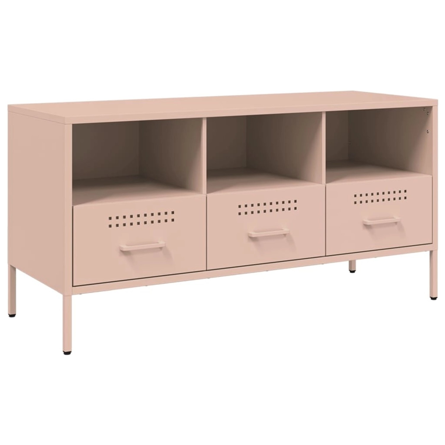 vidaXL TV-Schrank TV-Schrank Rosa 100,5x39x50,5 cm Stahl (1-St) günstig online kaufen