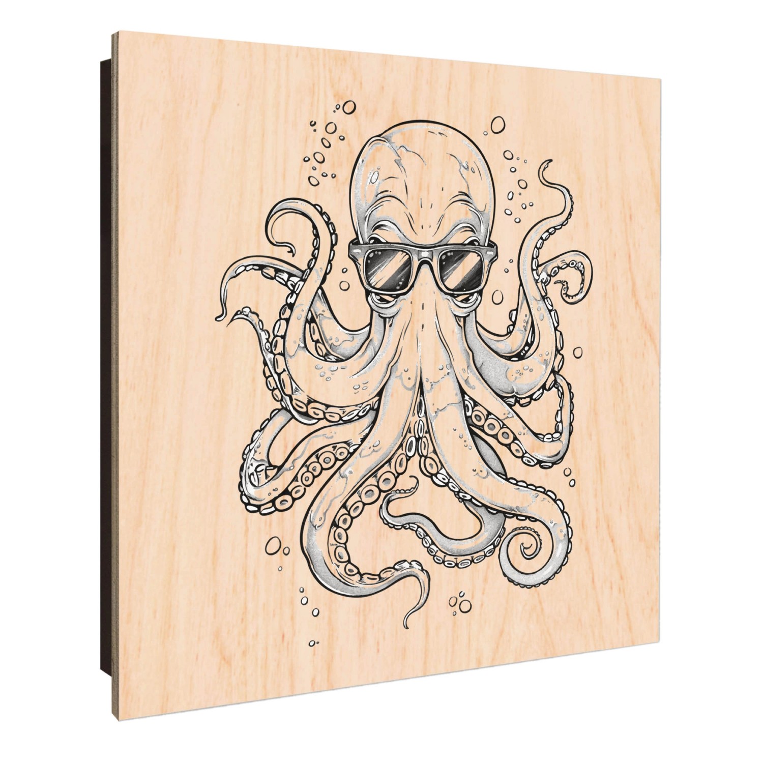 Banjado Großer Schlüsselkasten Holz 30x30cm Schwarz Scharnier Links 50 Hake günstig online kaufen