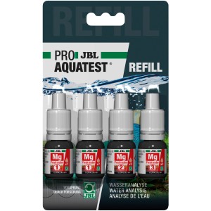 JBL ProAquaTest Mg Nachfüllpack für Süßwasser-Aquarium, Reagenzien für ca. 60 Tests.