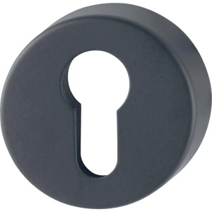 AnsaPro Schlüsselrosette Hudson PZ, Edelstahl mattschwarz für Zimmertüren.