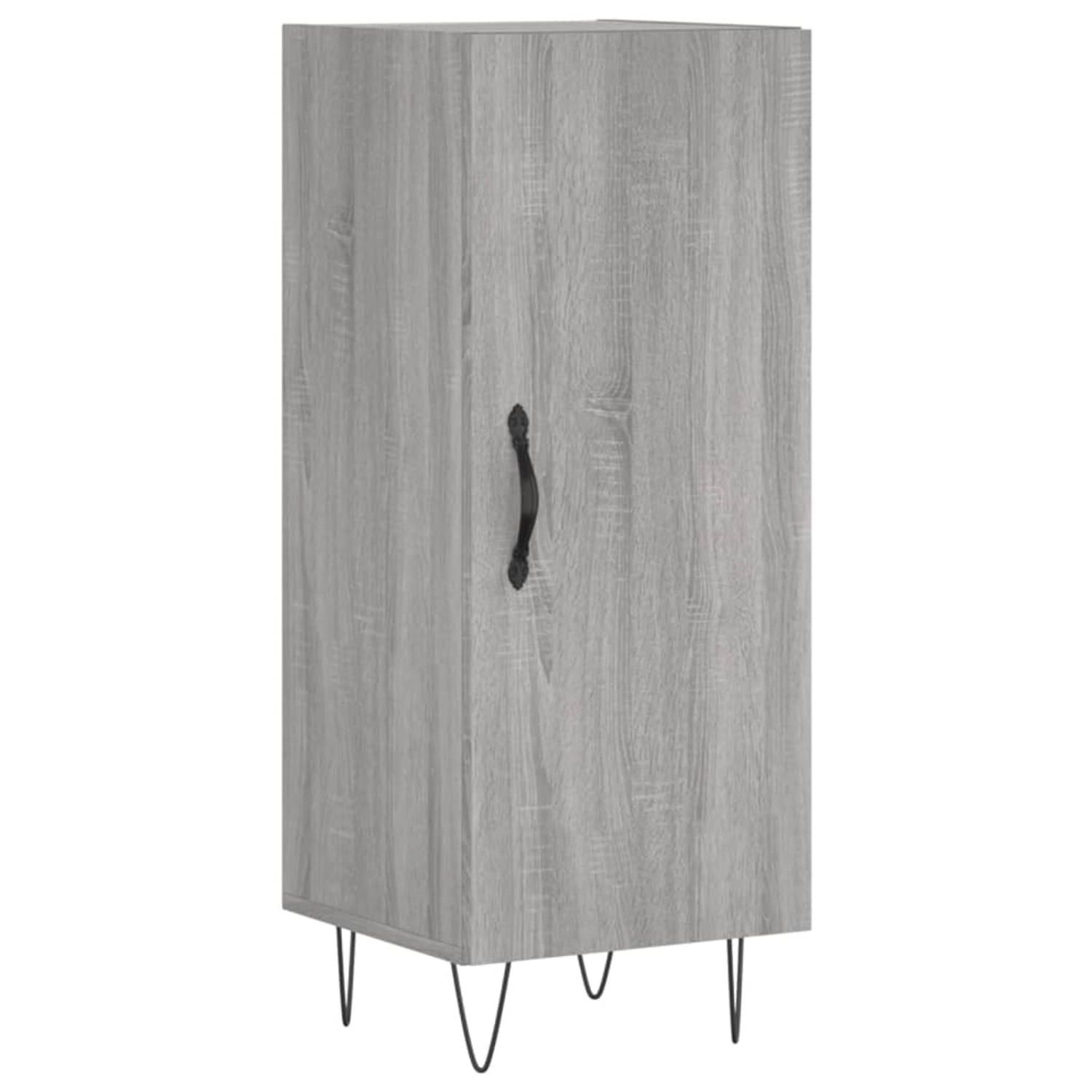 vidaXL Sideboard Grau Sonoma 34,5x34x90 cm Holzwerkstoff 828538 günstig online kaufen