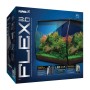 Fluval Flex 2.0 Süßwasser-Aquarienset 57 l mit gebogener Front, LED-Beleuchtung und integrierter Filterung.