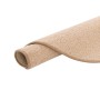 Gerollter, runder Snapstyle Natur Teppich aus Wolle in Karamell, 100cm Durchmesser.
