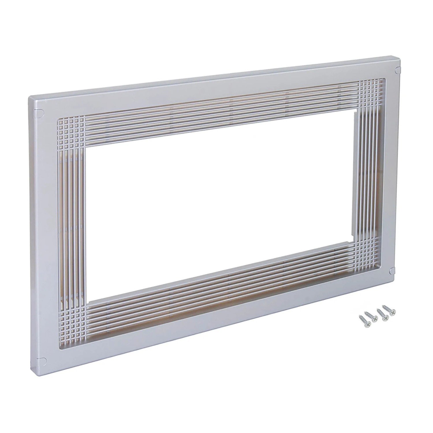 Emuca Mikrowellenrahmen für den Einbau in Küchenzeilen Modul 600 mm 600 x 400 mm Kunststoff Weiss