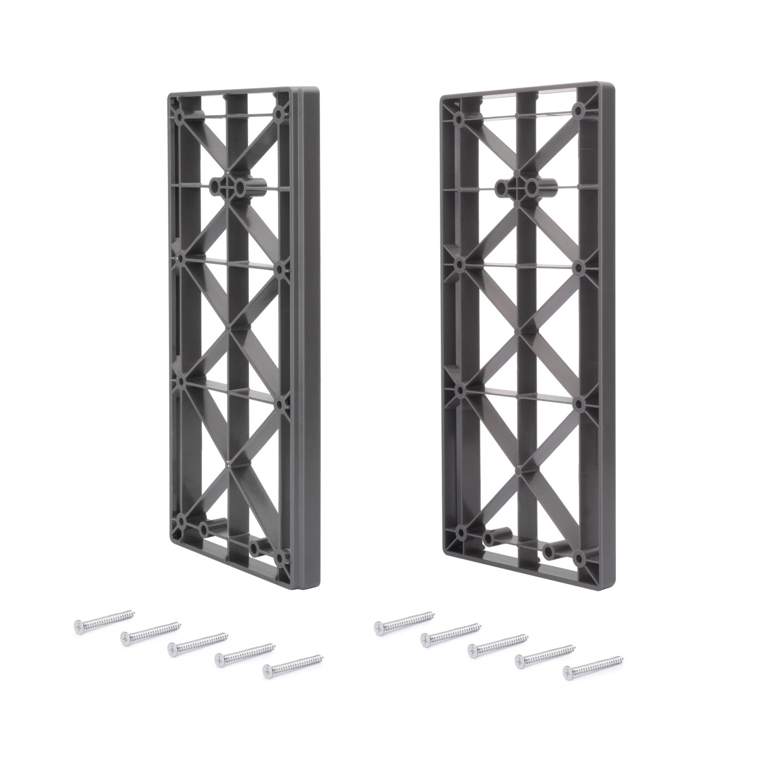 Emuca Kleiderlift für Garderoben Sway 830 - 1150 mm Stahl Aluminium und Kunststoff Titanium Lackiert