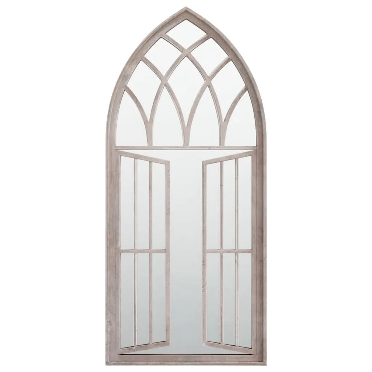 vidaXL Gartenspiegel Sand 100x45 cm Eisen 318361