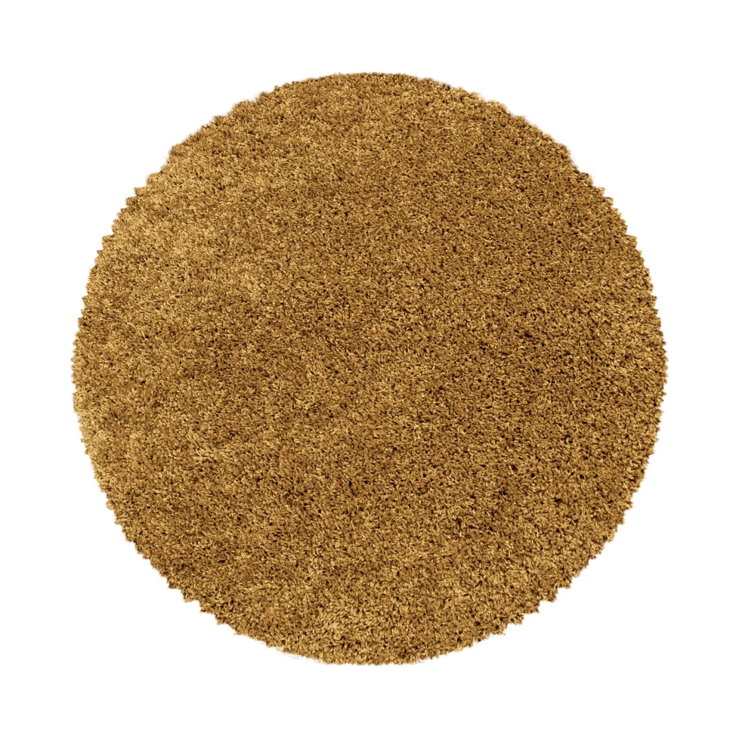 Ayyildiz Hochflorteppich Sydney 3000 Gold Ø 80 cm