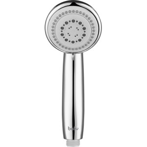 Verchromte baliv Handbrause HBR-80.390 mit Antikalk-Noppen und 5 Strahlarten.