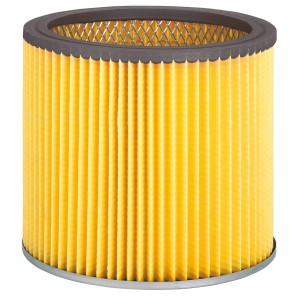 Einhell Faltenfilter für Trockensauger, gelber Filter für Staubsauger.