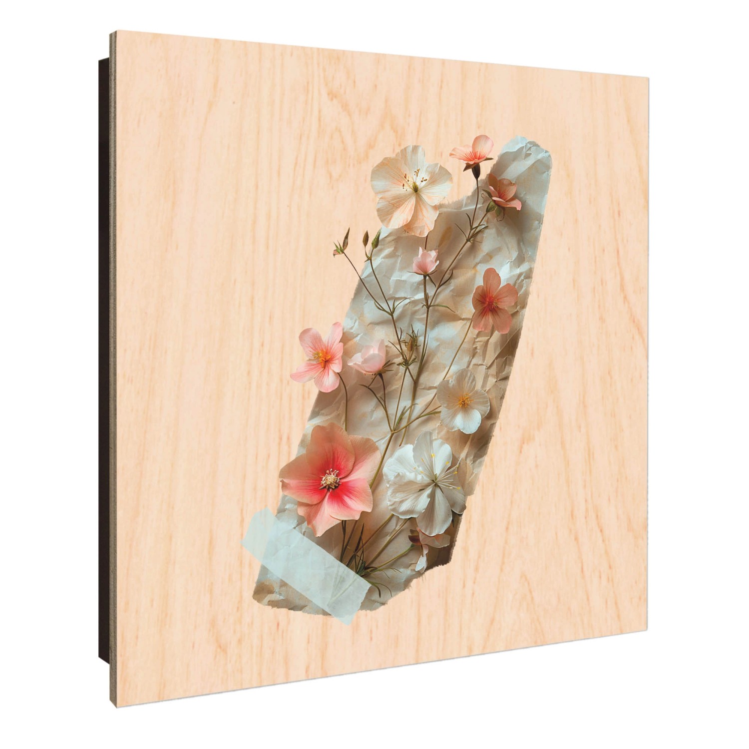 Banjado Großer Schlüsselkasten Holz 30x30cm Schwarz Scharnier Links 50 Hake günstig online kaufen